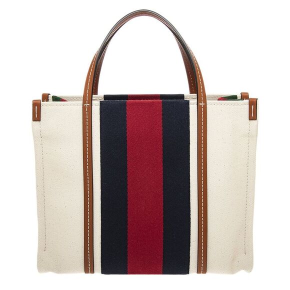 Gucci Interlocking G Small Canvas & Leather Tote - Picture 2 of 3
